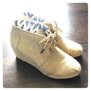 TOMS Espadrille Wedge Shoes